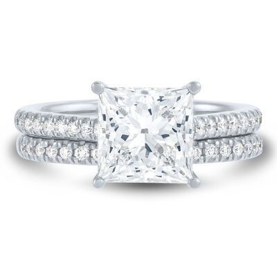 Lab Grown Diamond Wedding Set in 14K Gold (3 ½ ct. tw.)