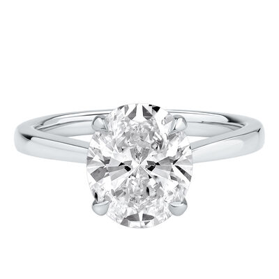Lab Grown Diamond Solitaire Engagement Ring